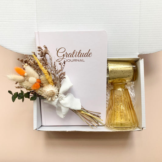 Hygge Gift Box – Self Care & Spiritual Wellness Set, Therapy gifts or counselling client boxes. Gift box for her